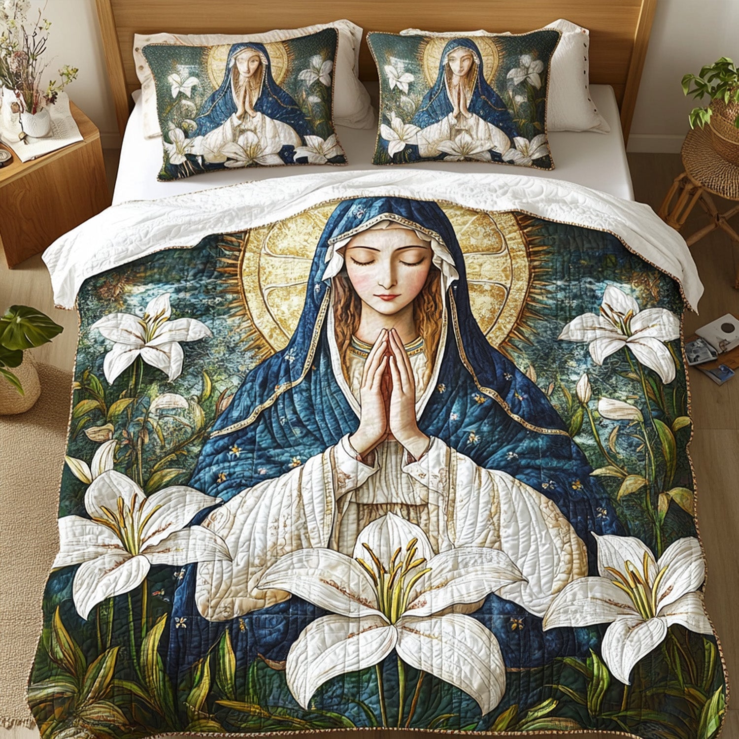 Eternal Light Path Quilted Bedding Set Christmas Present Ideas Eternal Light Path Quilted Bedding Set Christmas Present Ideas