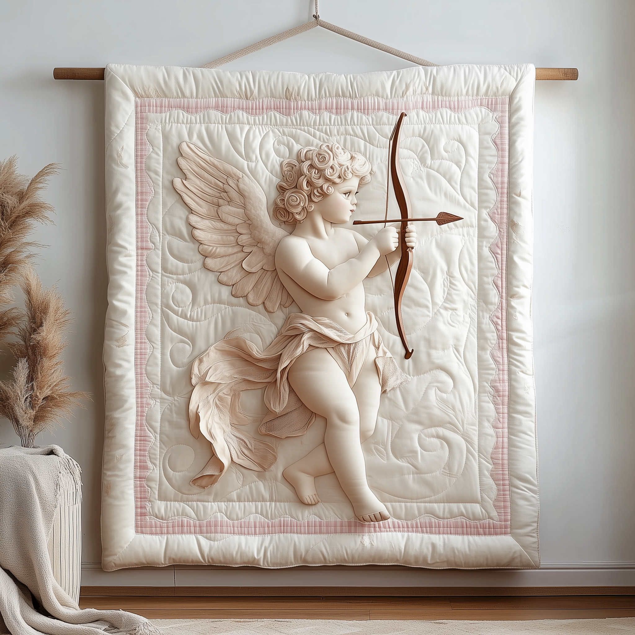 Eternal Love Cupid Quilted Blanket Unique Throw Blanket Item Merch Valentines Ideas For Him Eternal Love Cupid Quilted Blanket Unique Throw Blanket Item Merch Valentines Ideas For Him