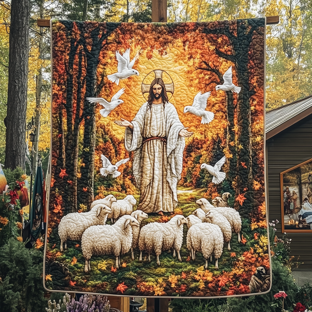 Faith In God Light Of Jesus Quilted Blanket A Blanket for Every Season and Every Mood Faith In God Light Of Jesus Quilted Blanket A Blanket for Every Season and Every Mood