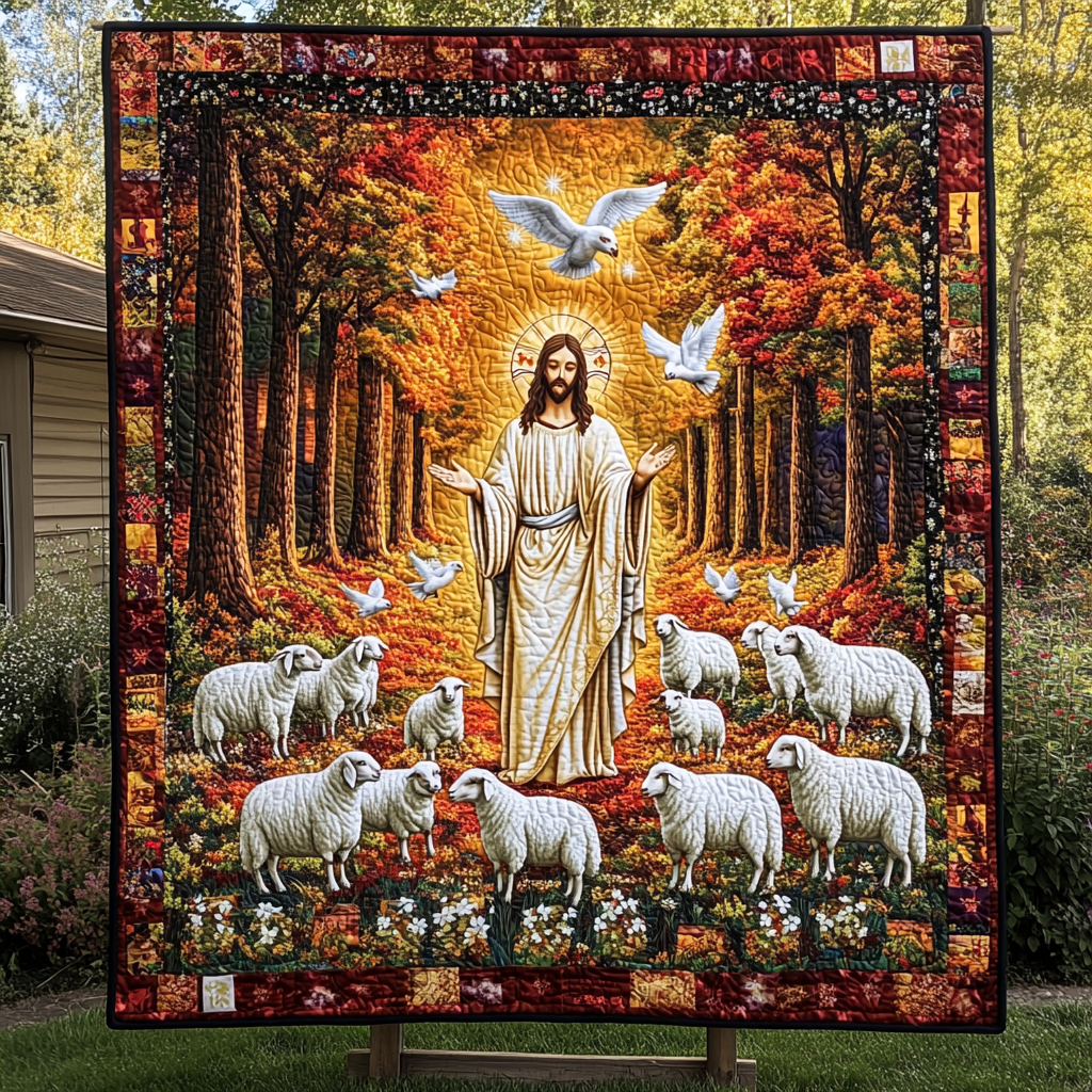 Faith In God Light Of Jesus Quilted Blanket Experience the Ultimate in Custom Comfort Faith In God Light Of Jesus Quilted Blanket Experience the Ultimate in Custom Comfort