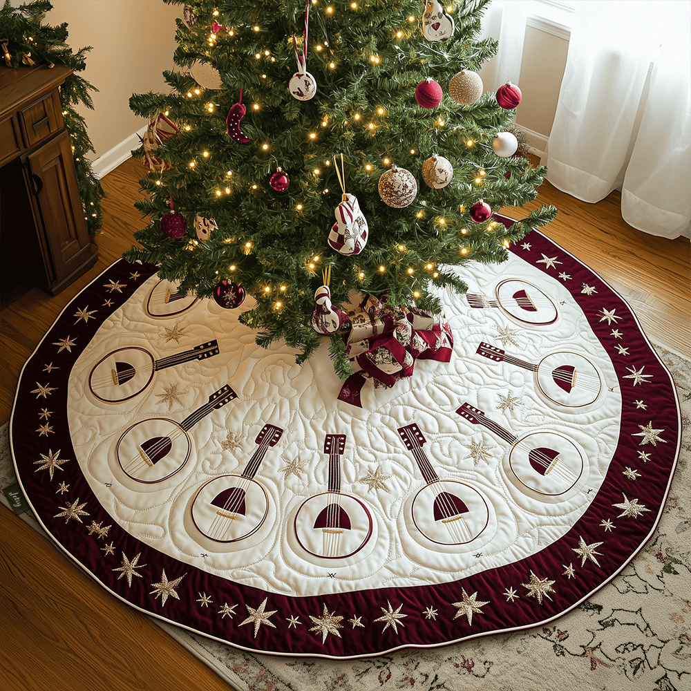 Festive Banjo Quilted Tree Skirt Bring Joy to Your Home with a Trustworthy Tree Skirt Festive Banjo Quilted Tree Skirt Bring Joy to Your Home with a Trustworthy Tree Skirt