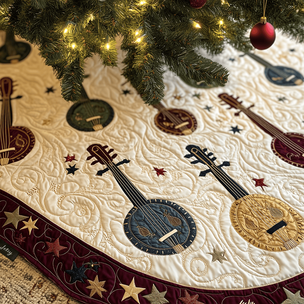 Festive Banjo Quilted Tree Skirt Wrap Your Holidays in Comfort with the Right Tree Skirt Festive Banjo Quilted Tree Skirt Wrap Your Holidays in Comfort with the Right Tree Skirt