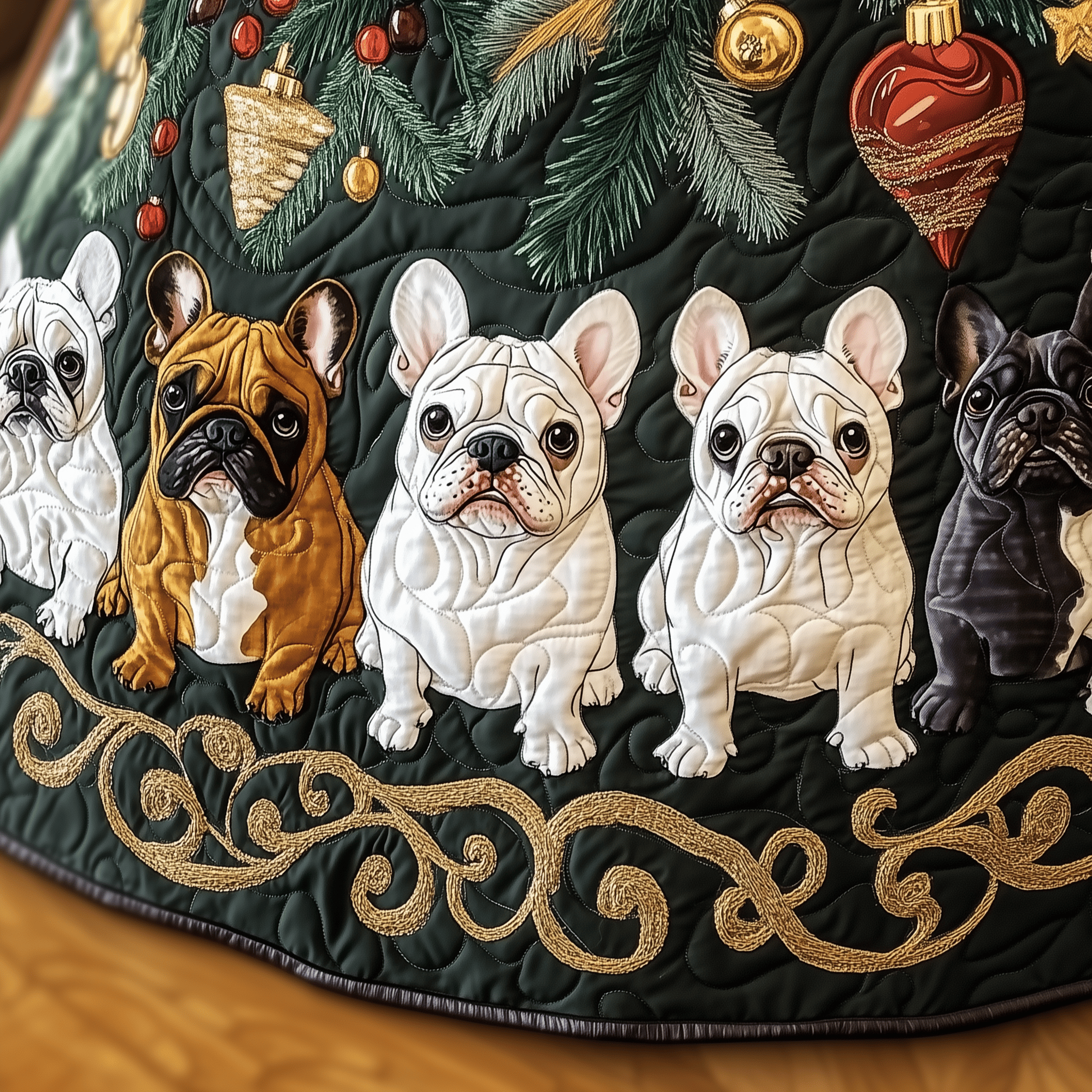Festive Bulldog Quilted Tree Skirt Relax and Let the Holidays Shine with a Trusted Tree Skirt Festive Bulldog Quilted Tree Skirt Relax and Let the Holidays Shine with a Trusted Tree Skirt
