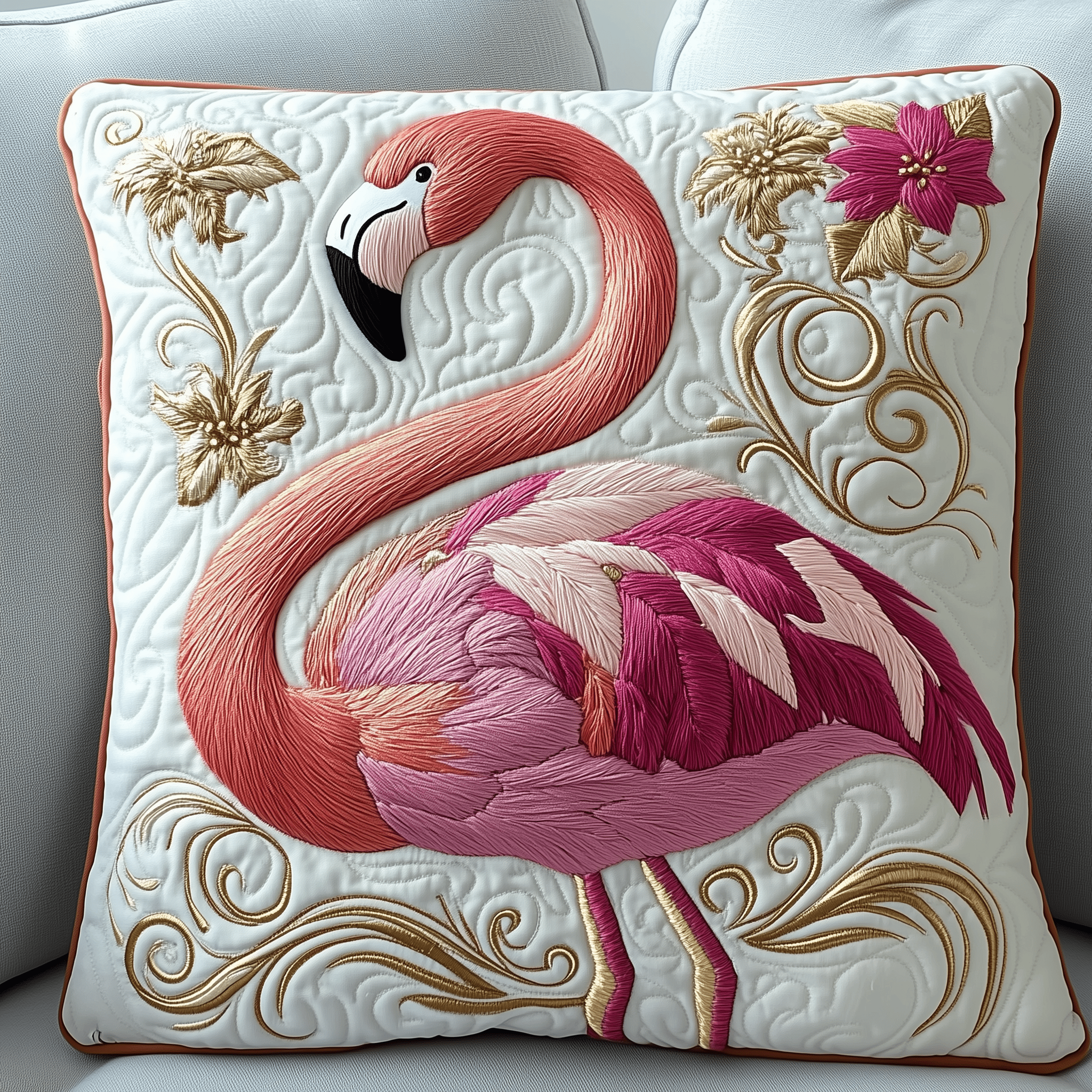Festive Flamingo Quilted Pillow Case Experience Unmatched Comfort with Our Pillow Cases Festive Flamingo Quilted Pillow Case Experience Unmatched Comfort with Our Pillow Cases