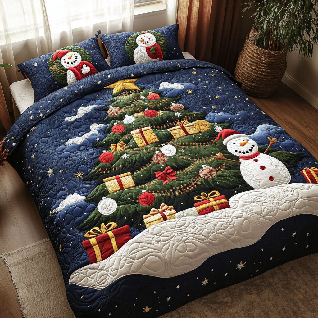 Festive Night Quilted Bedding Set Good Secret Santa Gifts Festive Night Quilted Bedding Set Good Secret Santa Gifts