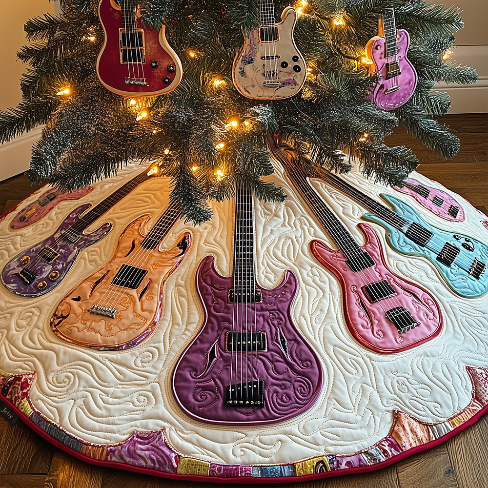 Festive Purple Guitars Quilted Tree Skirt Feel Like Home with the Perfect Holiday Tree Skirt Festive Purple Guitars Quilted Tree Skirt Feel Like Home with the Perfect Holiday Tree Skirt