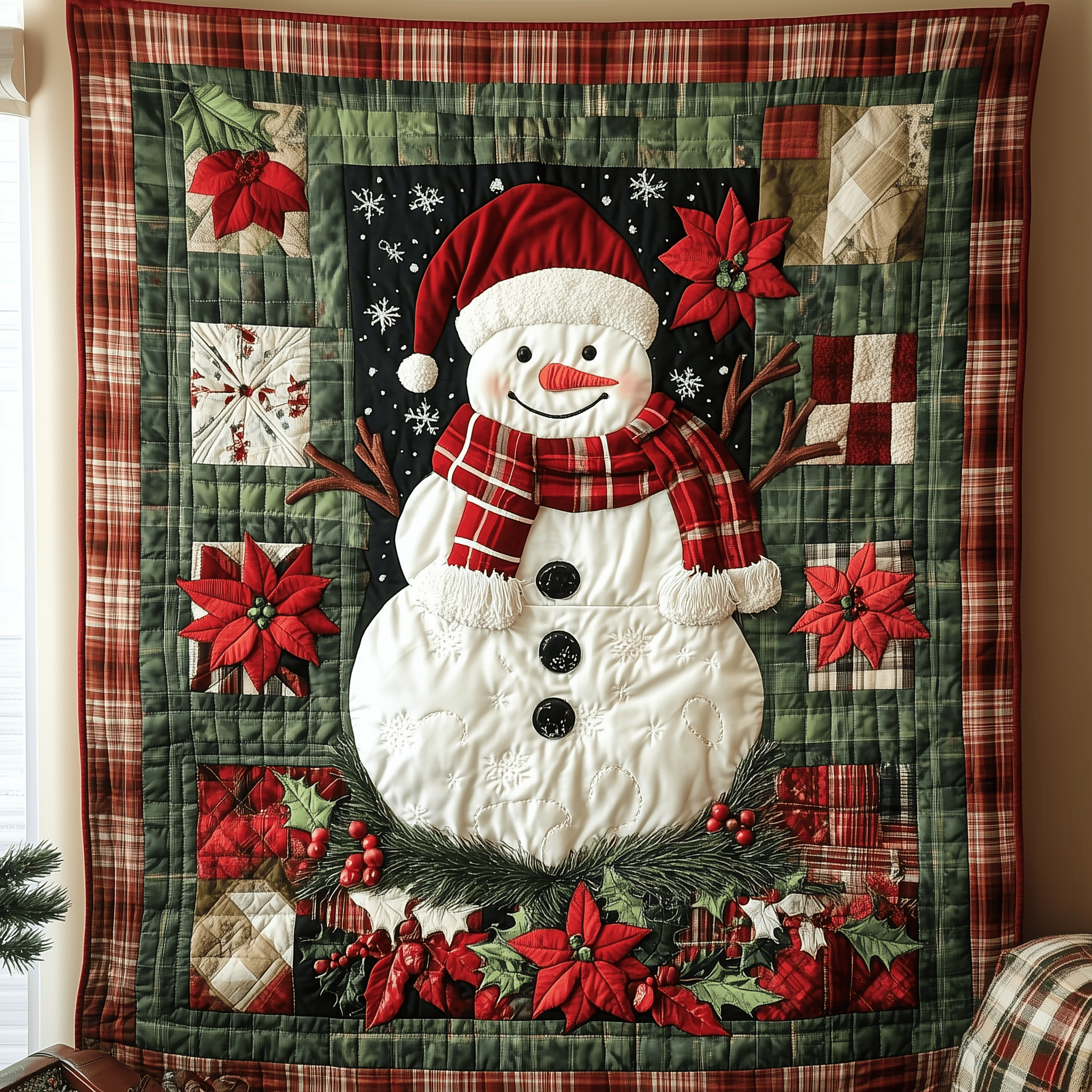 Festive Snowman Quilted Blanket Enjoy Cozy Moments Together with the Perfect Blanket Festive Snowman Quilted Blanket Enjoy Cozy Moments Together with the Perfect Blanket