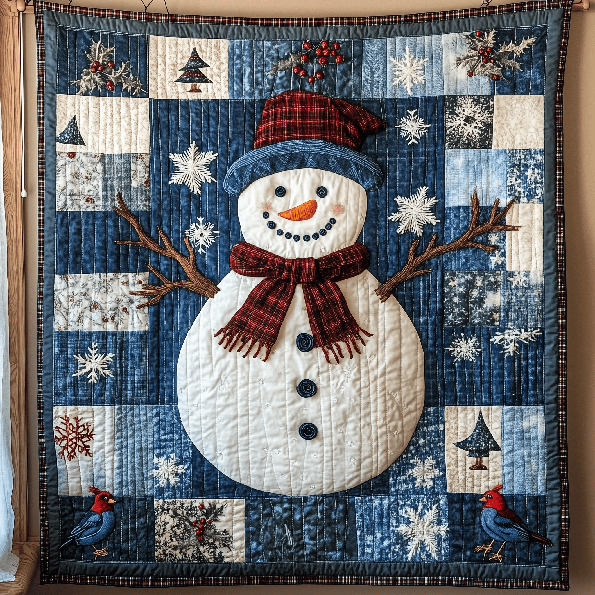 Festive Snowman Quilted Blanket Enjoy Tailored Comfort with Our Exclusive Blanket Festive Snowman Quilted Blanket Enjoy Tailored Comfort with Our Exclusive Blanket
