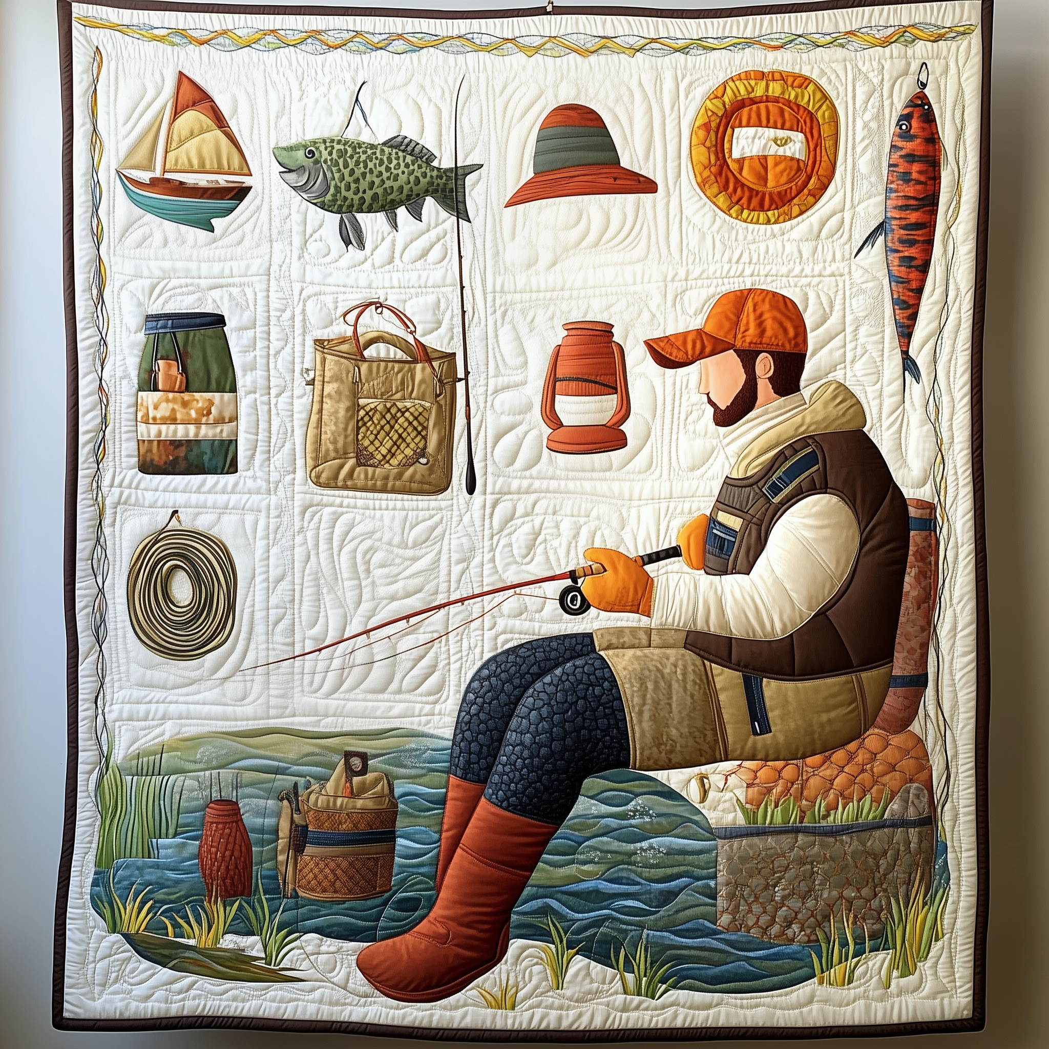 Fishing Gear Quilted Blanket Experience True Personal Comfort with Our Blanket Fishing Gear Quilted Blanket Experience True Personal Comfort with Our Blanket