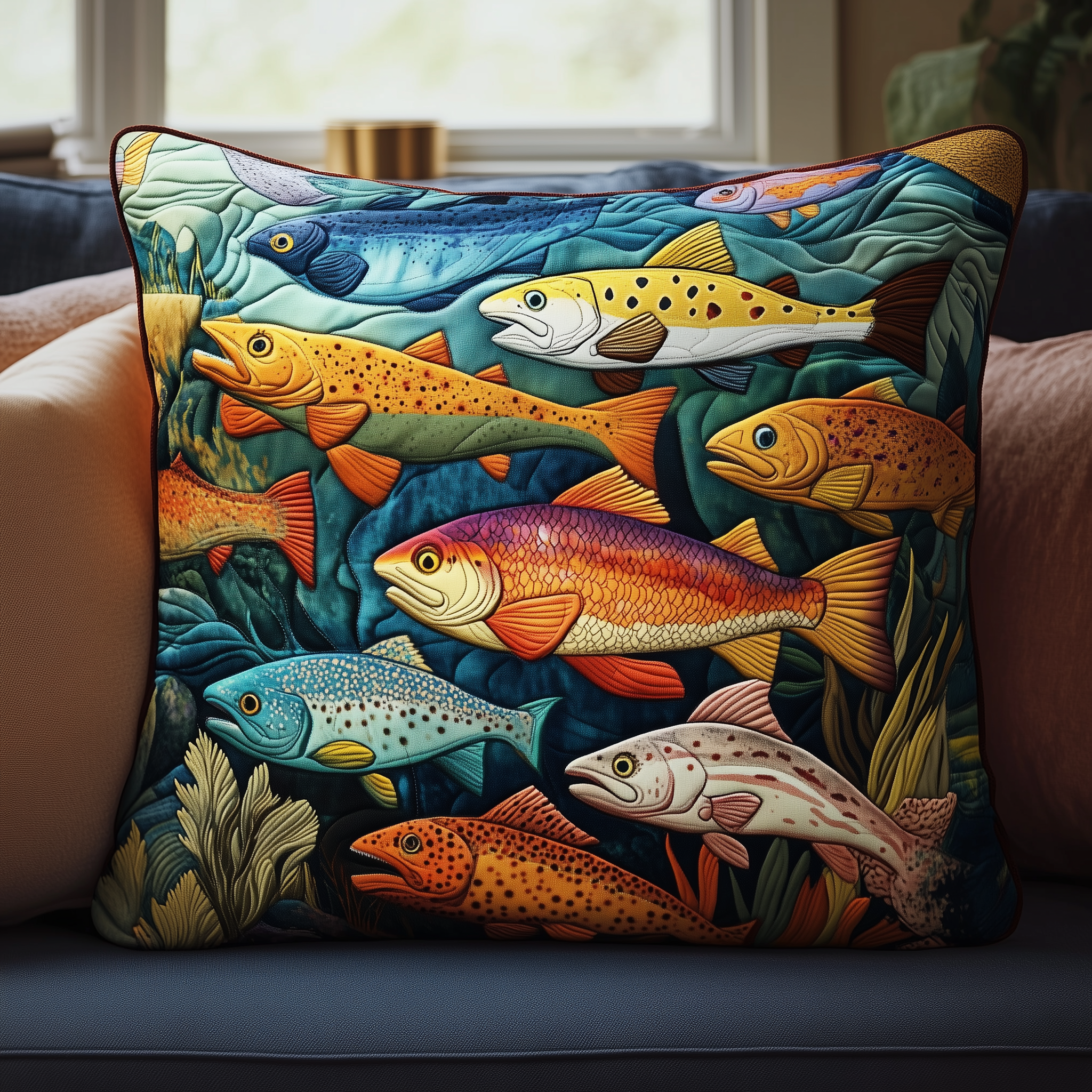Fishing Quilted Pillow Case Bamboo Pillow Cases EcoFriendly Comfort You'll Love Fishing Quilted Pillow Case Bamboo Pillow Cases EcoFriendly Comfort You'll Love