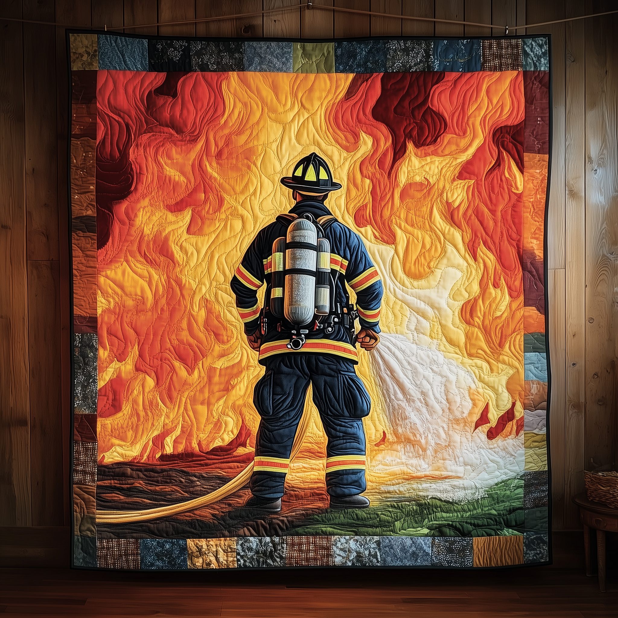 Flame Defenders Quilted Blanket Nice Throw Blankets Mothers Day Present Ideas Flame Defenders Quilted Blanket Nice Throw Blankets Mothers Day Present Ideas