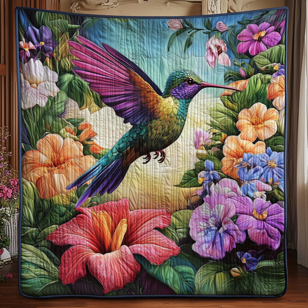 Floral Hummingbird Quilted Blanket Feel Prepared for Any Occasion with a Versatile Blanket Floral Hummingbird Quilted Blanket Feel Prepared for Any Occasion with a Versatile Blanket