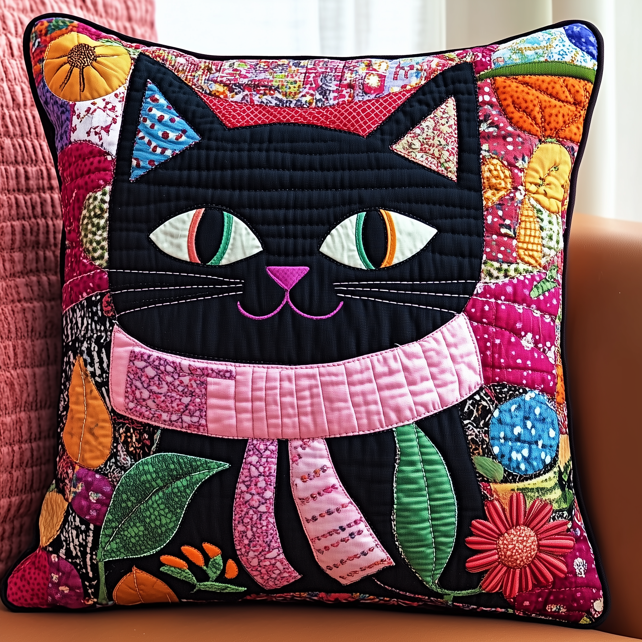 Floral Wearing Pink Cat Quilted Pillow Case Transform Your Bed with Pillow Cases That Impress Floral Wearing Pink Cat Quilted Pillow Case Transform Your Bed with Pillow Cases That Impress