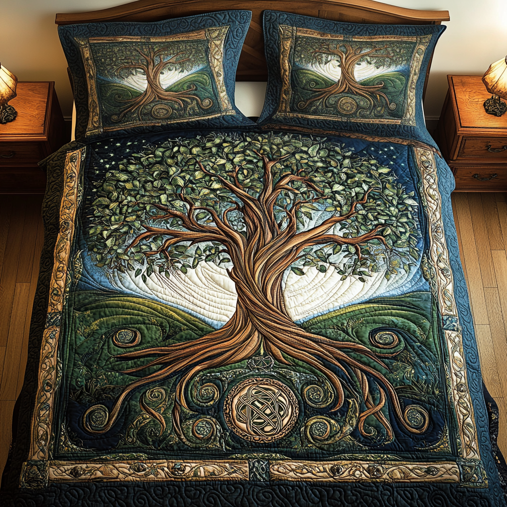Forest Guardian Haven Quilted Bedding Set Gardening Gifts For Men Forest Guardian Haven Quilted Bedding Set Gardening Gifts For Men