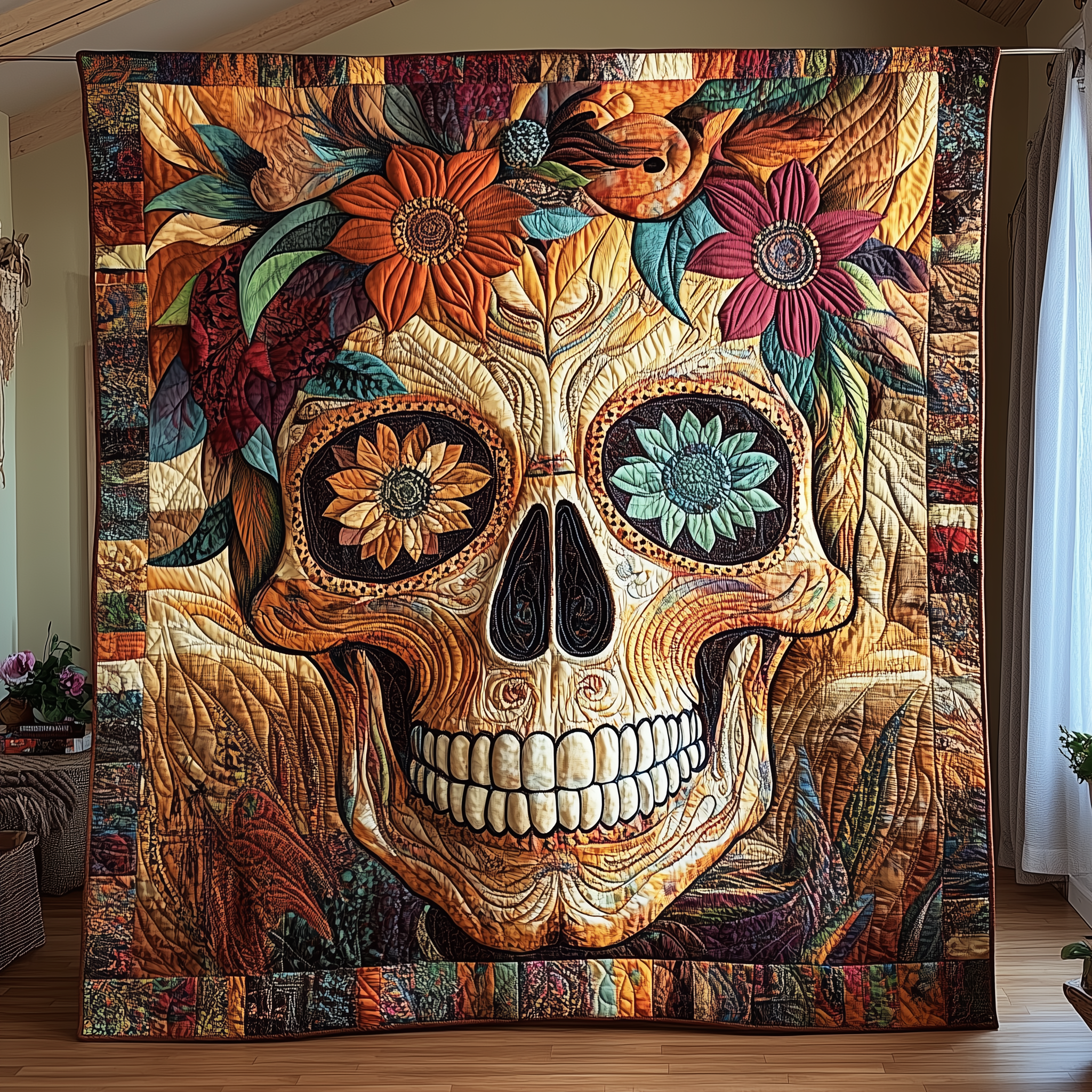 Free Mind Skull Quilted Blanket Feel At Ease with a Blanket That's Perfectly Practical Free Mind Skull Quilted Blanket Feel At Ease with a Blanket That's Perfectly Practical