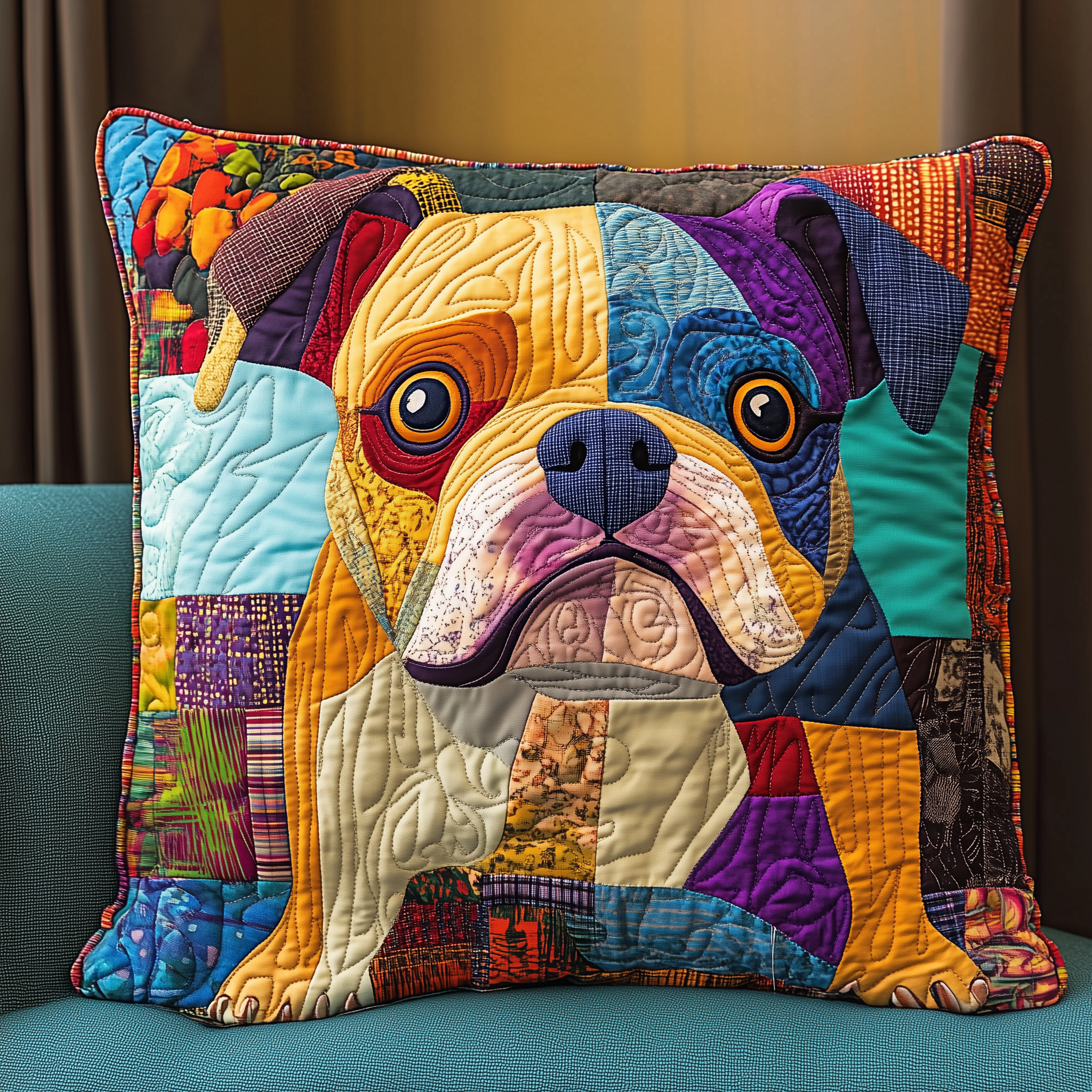 French Bulldog Quilted Pillow Case Enjoy Restful Sleep with the Perfect Pillow Case French Bulldog Quilted Pillow Case Enjoy Restful Sleep with the Perfect Pillow Case