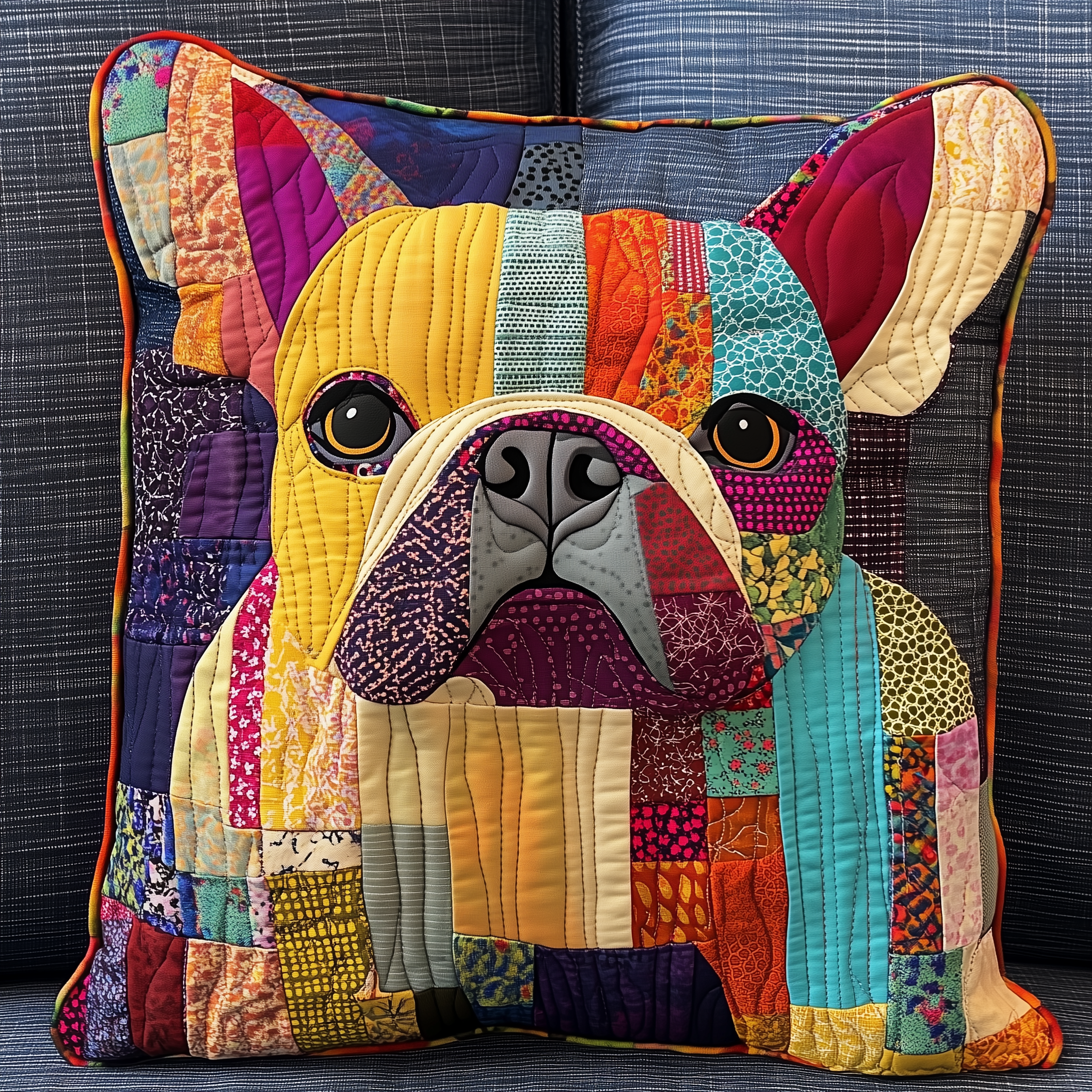 French Bulldog Quilted Pillow Case Quality You Can Feel Pillow Cases Designed to Last French Bulldog Quilted Pillow Case Quality You Can Feel Pillow Cases Designed to Last