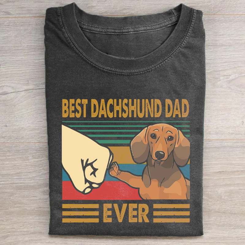 Friendly Best Dachshund Dad Ever T-shirt Mother's Day Gifts For For Wife From Husband Friendly Best Dachshund Dad Ever T-shirt Mother's Day Gifts For For Wife From Husband