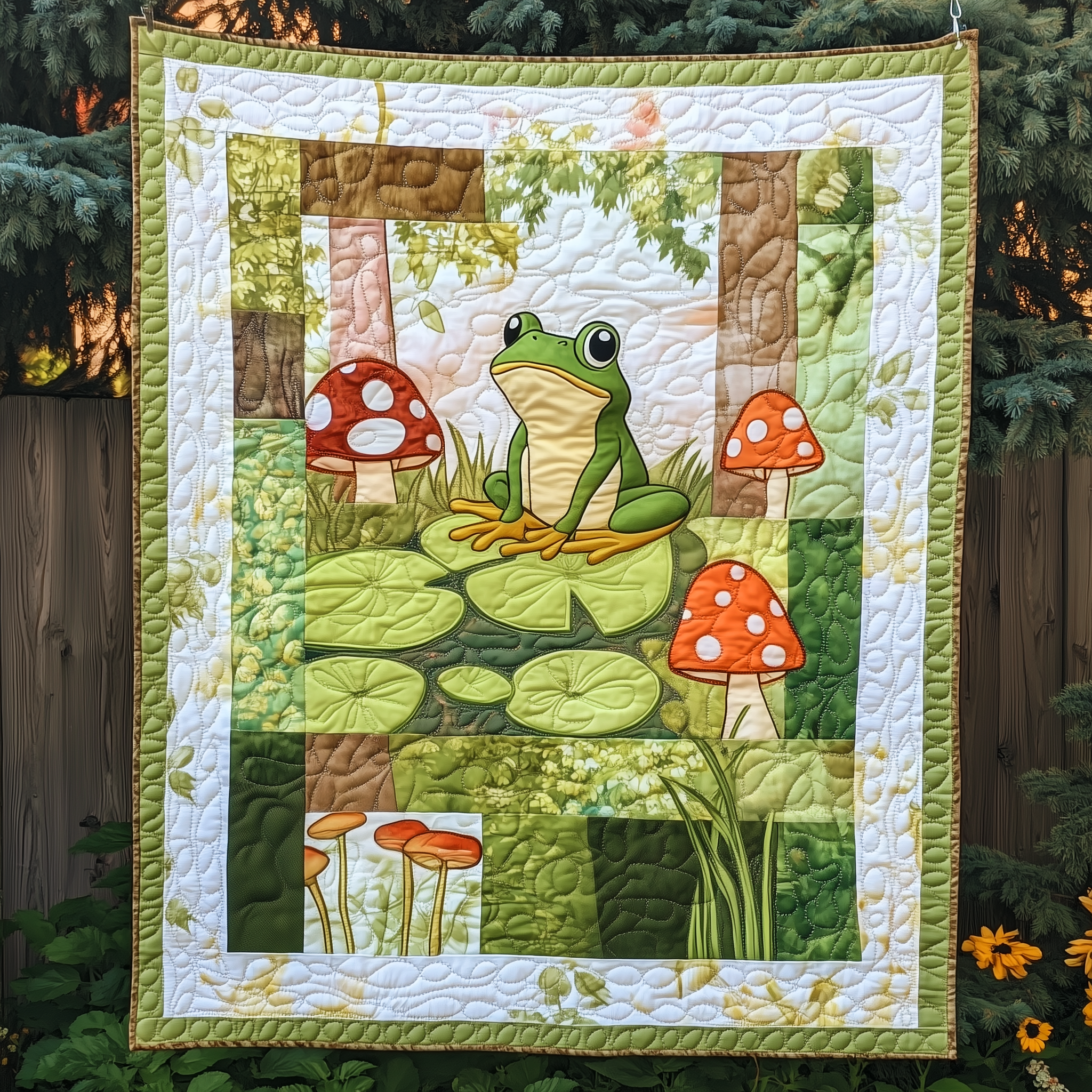Frog Quilted Blanket Throw Blankets For Couch Frog Gifts For Women Frog Quilted Blanket Throw Blankets For Couch Frog Gifts For Women