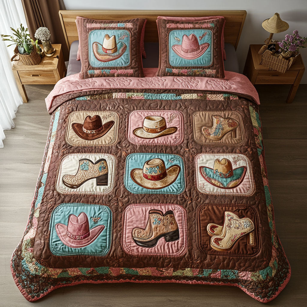 Frontier Heritage Quilted Bedding Set Cowboy Related Gifts Frontier Heritage Quilted Bedding Set Cowboy Related Gifts
