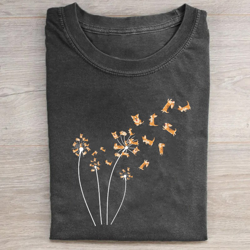 Froral Corgi T-shirt Gift For Daughter In Law On Mother'S Day Froral Corgi T-shirt Gift For Daughter In Law On Mother'S Day