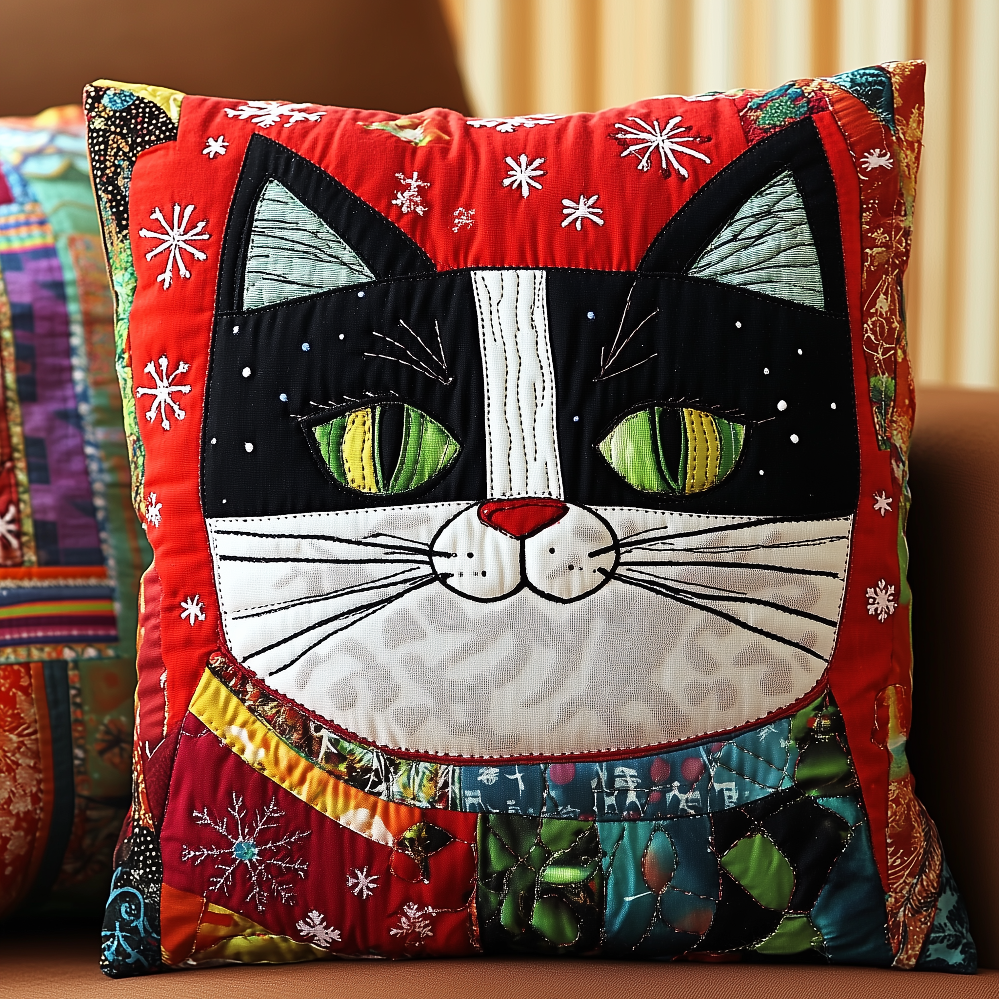 Frosty Whiskers Cat Quilted Pillow Case Experience Unmatched Comfort with Our Pillow Cases Frosty Whiskers Cat Quilted Pillow Case Experience Unmatched Comfort with Our Pillow Cases