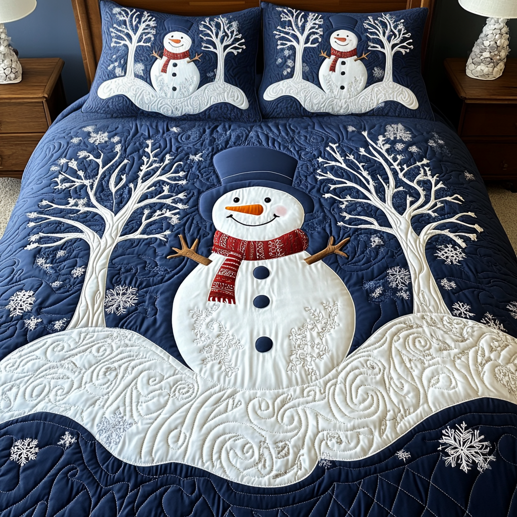 Frozen Magic Quilted Bedding Set The Snowman Christmas Gifts Frozen Magic Quilted Bedding Set The Snowman Christmas Gifts