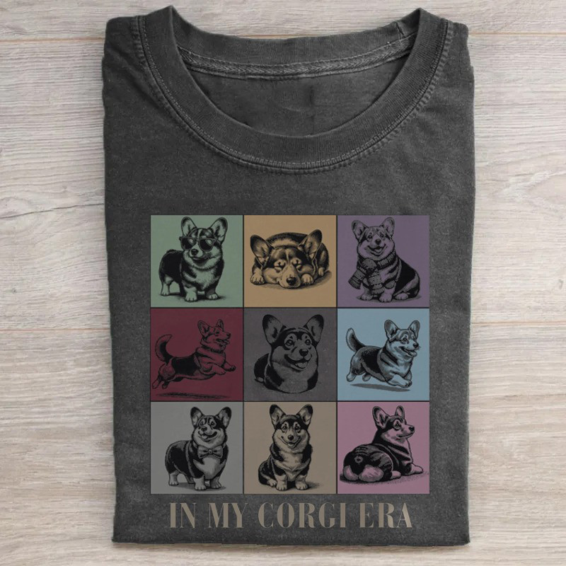 Funny Corgi T-Shirt In My Corgi Era Shirt Mother'S Day Gifts For New Moms Funny Corgi T-Shirt In My Corgi Era Shirt Mother'S Day Gifts For New Moms