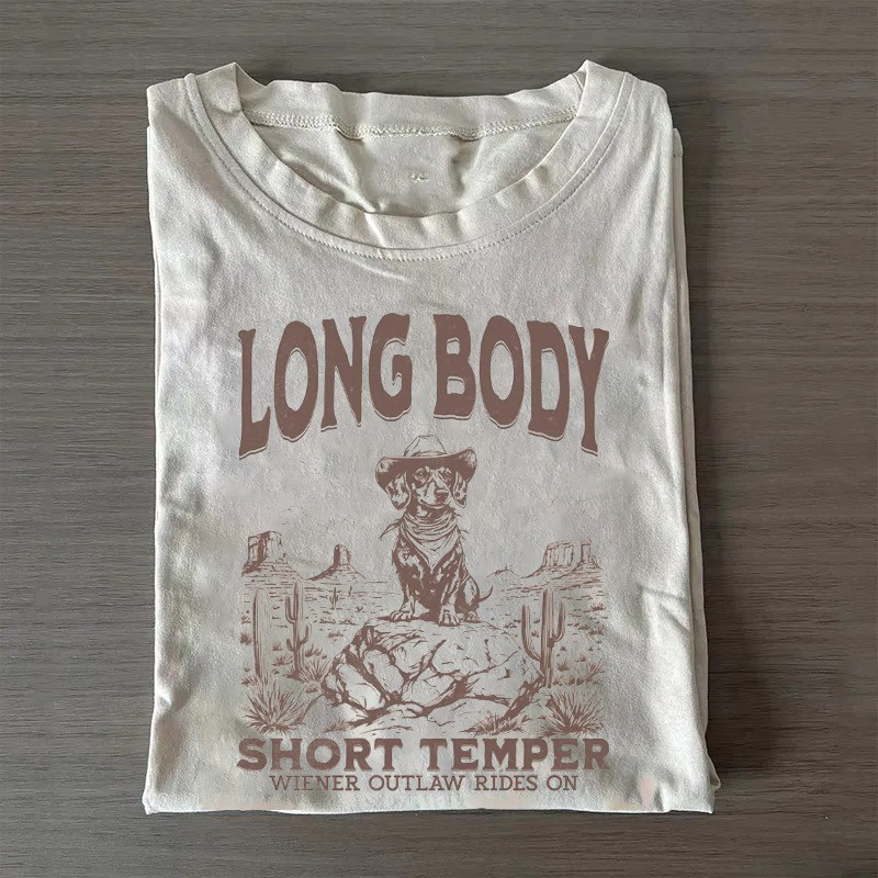 Funny Dachshund Cowboy T-Shirt Long Body Dachshund Shirt Mother'S Day Gift Ideas For Wife Funny Dachshund Cowboy T-Shirt Long Body Dachshund Shirt Mother'S Day Gift Ideas For Wife