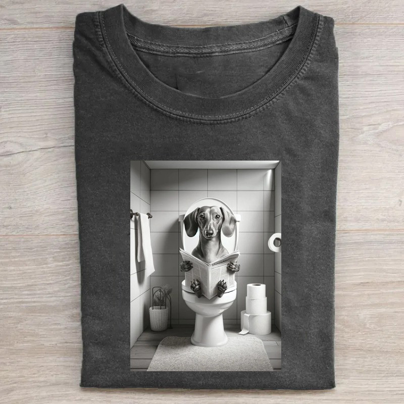 Funny Dachshund Reading T-Shirt Doxie Lovers Funny Shirt Unique Gifts For Dad Funny Dachshund Reading T-Shirt Doxie Lovers Funny Shirt Unique Gifts For Dad
