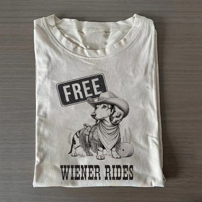 Funny Dachshund T-Shirt Free Wiener Rides Shirt Cool Mothers Day Gifts Funny Dachshund T-Shirt Free Wiener Rides Shirt Cool Mothers Day Gifts