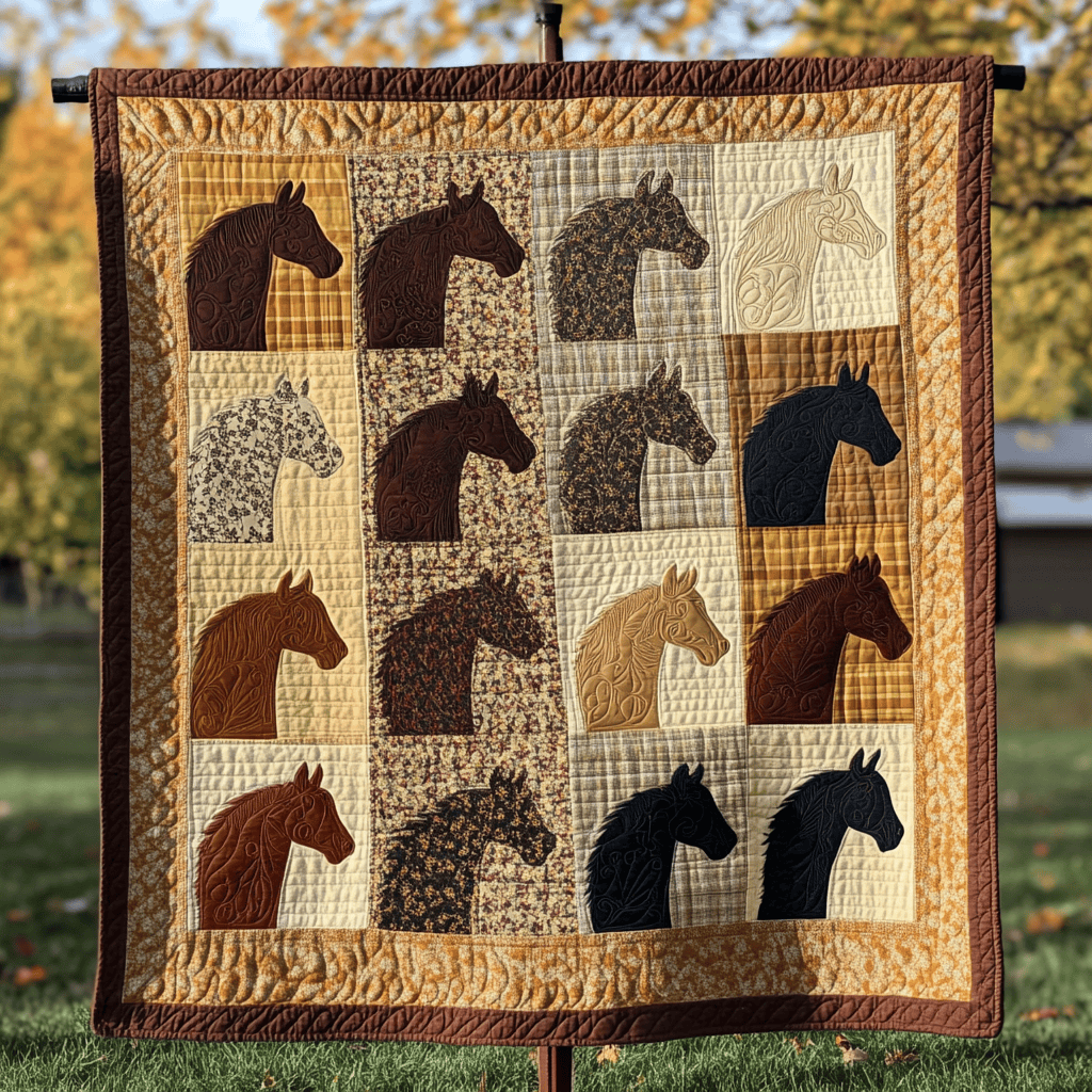 Galloping Grace Quilted Blanket Gifts For Horsey Ladies Galloping Grace Quilted Blanket Gifts For Horsey Ladies