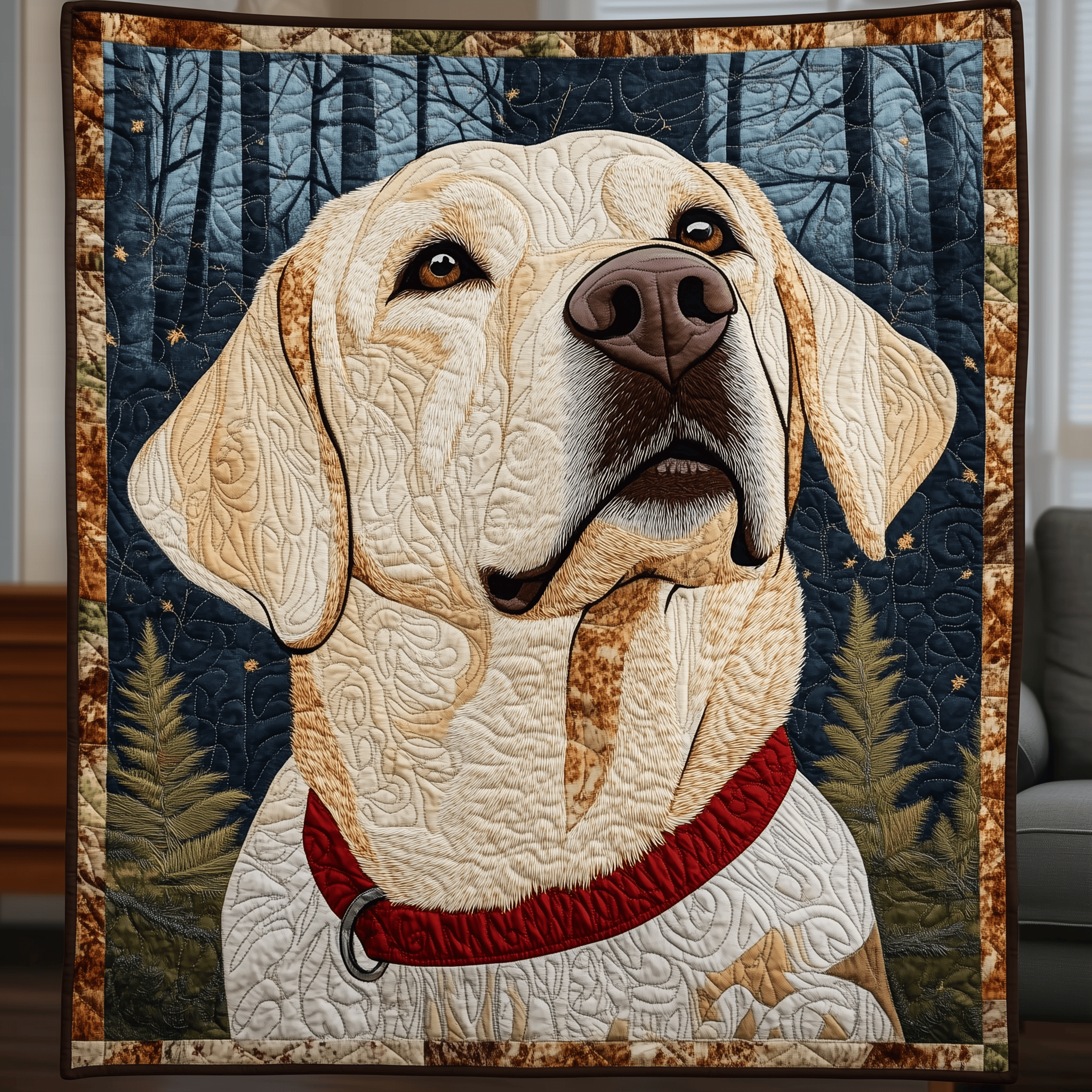 Gazing Upon Life Labrador Retriever Quilted Blanket Bring the Family Together with a Blanket Everyone Loves Gazing Upon Life Labrador Retriever Quilted Blanket Bring the Family Together with a Blanket Everyone Loves