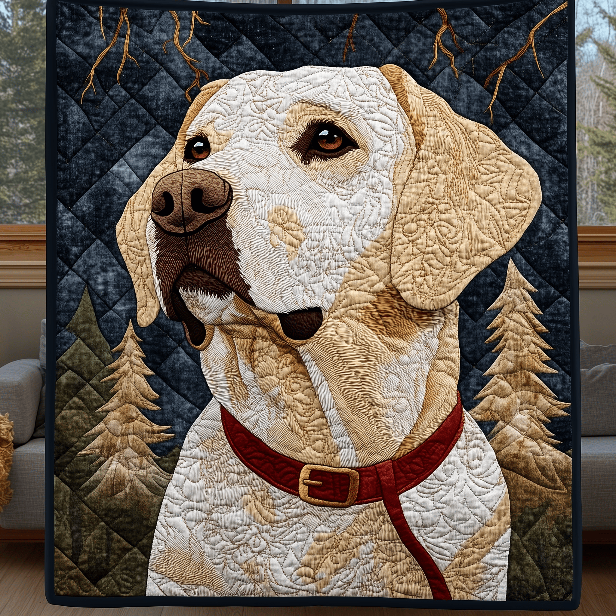 Gazing Upon Life Labrador Retriever Quilted Blanket Feel the Joy of Togetherness with Our Cozy Blanket Gazing Upon Life Labrador Retriever Quilted Blanket Feel the Joy of Togetherness with Our Cozy Blanket