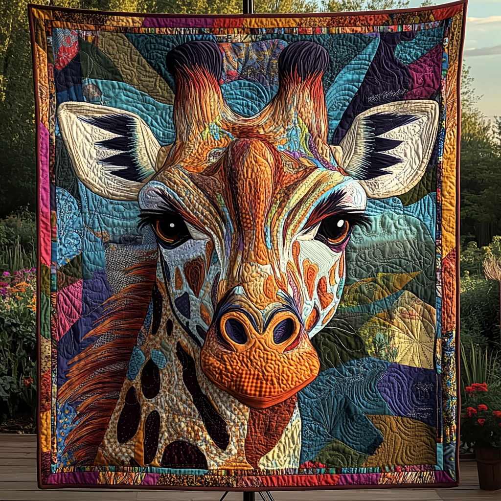 Gentle Giant Quilted Blanket Giraffe Novelty Gifts Gentle Giant Quilted Blanket Giraffe Novelty Gifts