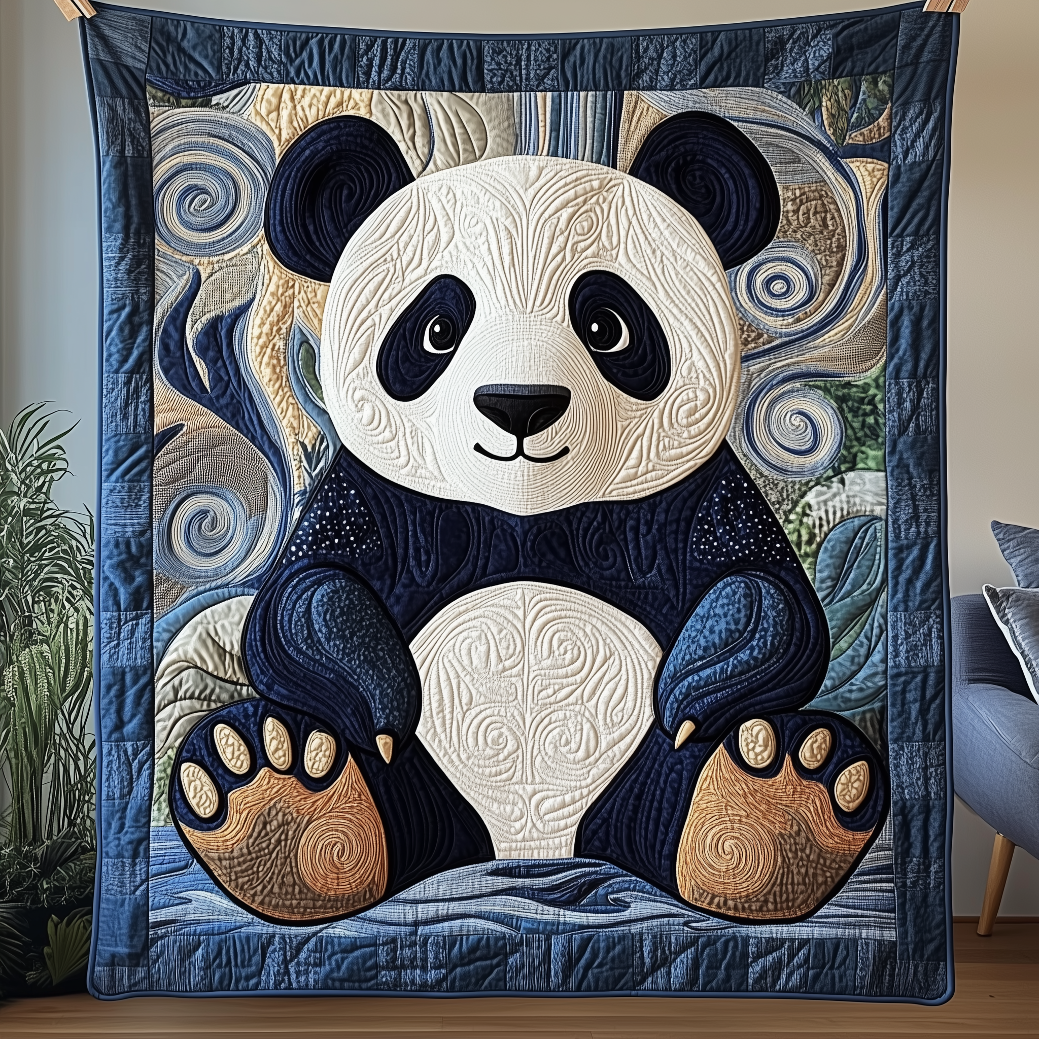 Gentle Panda Moment Quilted Blanket Throw Blankets For Couch Best Gifts For New Moms Gentle Panda Moment Quilted Blanket Throw Blankets For Couch Best Gifts For New Moms
