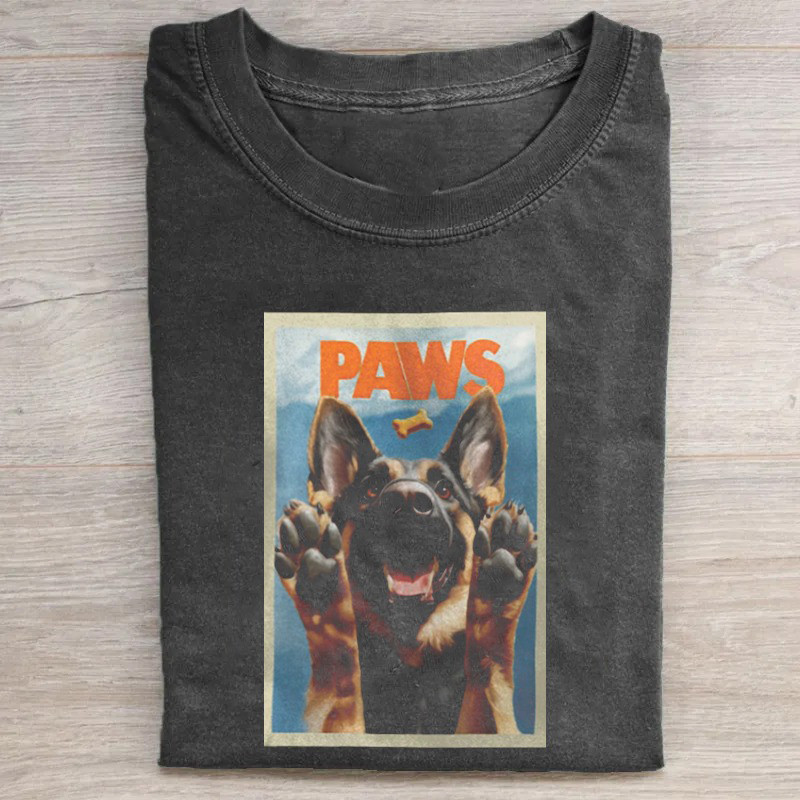German Shepherd Paws T-Shirt German Shepherd Lovers Shirt Unique Gifts For Dad German Shepherd Paws T-Shirt German Shepherd Lovers Shirt Unique Gifts For Dad