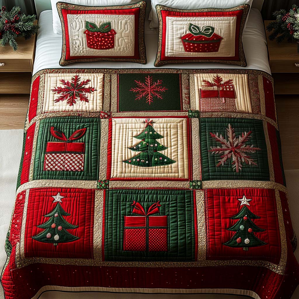 Gifted Magic Quilted Bedding Set Christmas Gifts For Him Gifted Magic Quilted Bedding Set Christmas Gifts For Him