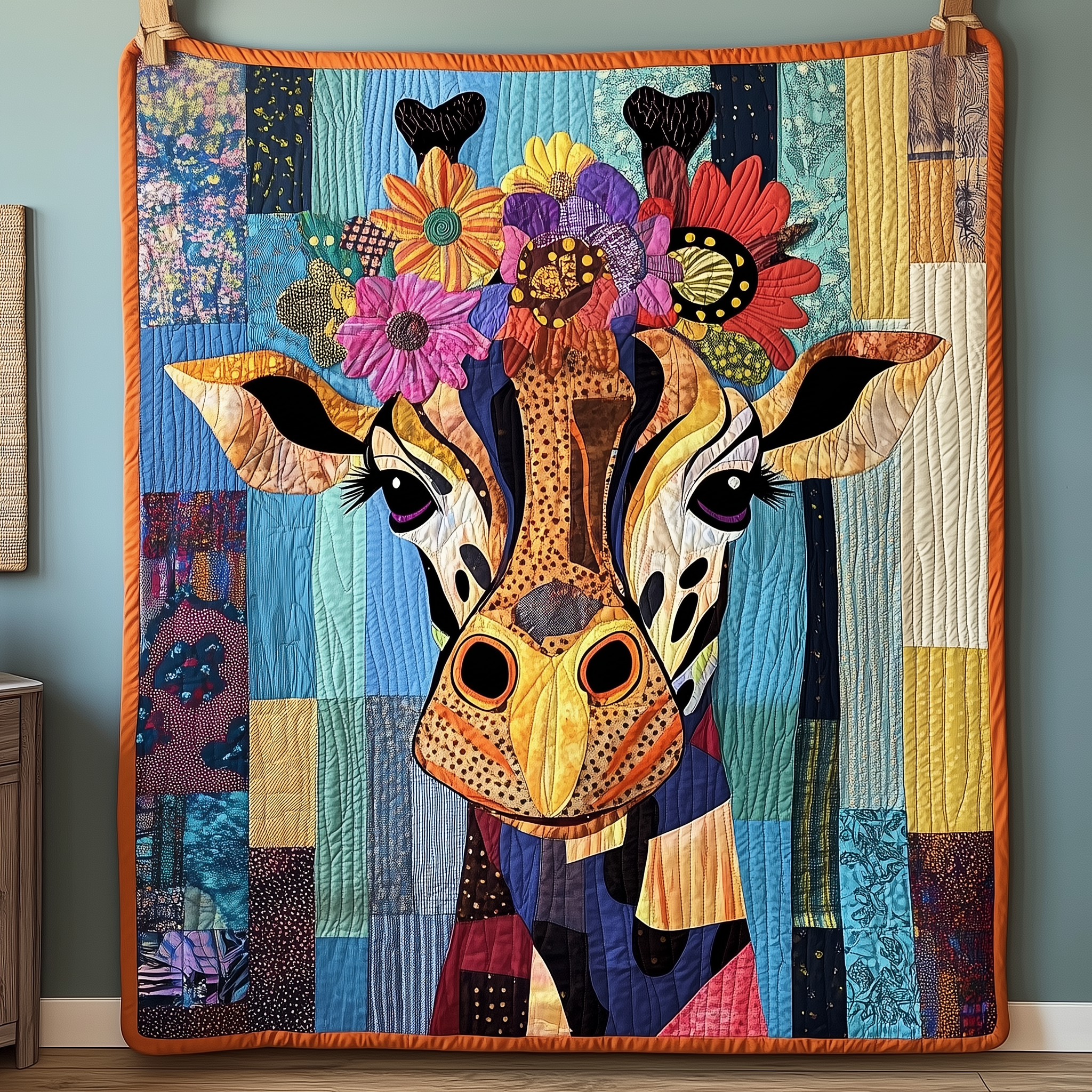 Giraffe Quilted Blanket Throw Blankets For Couch Giraffe Gifts For Her Giraffe Quilted Blanket Throw Blankets For Couch Giraffe Gifts For Her