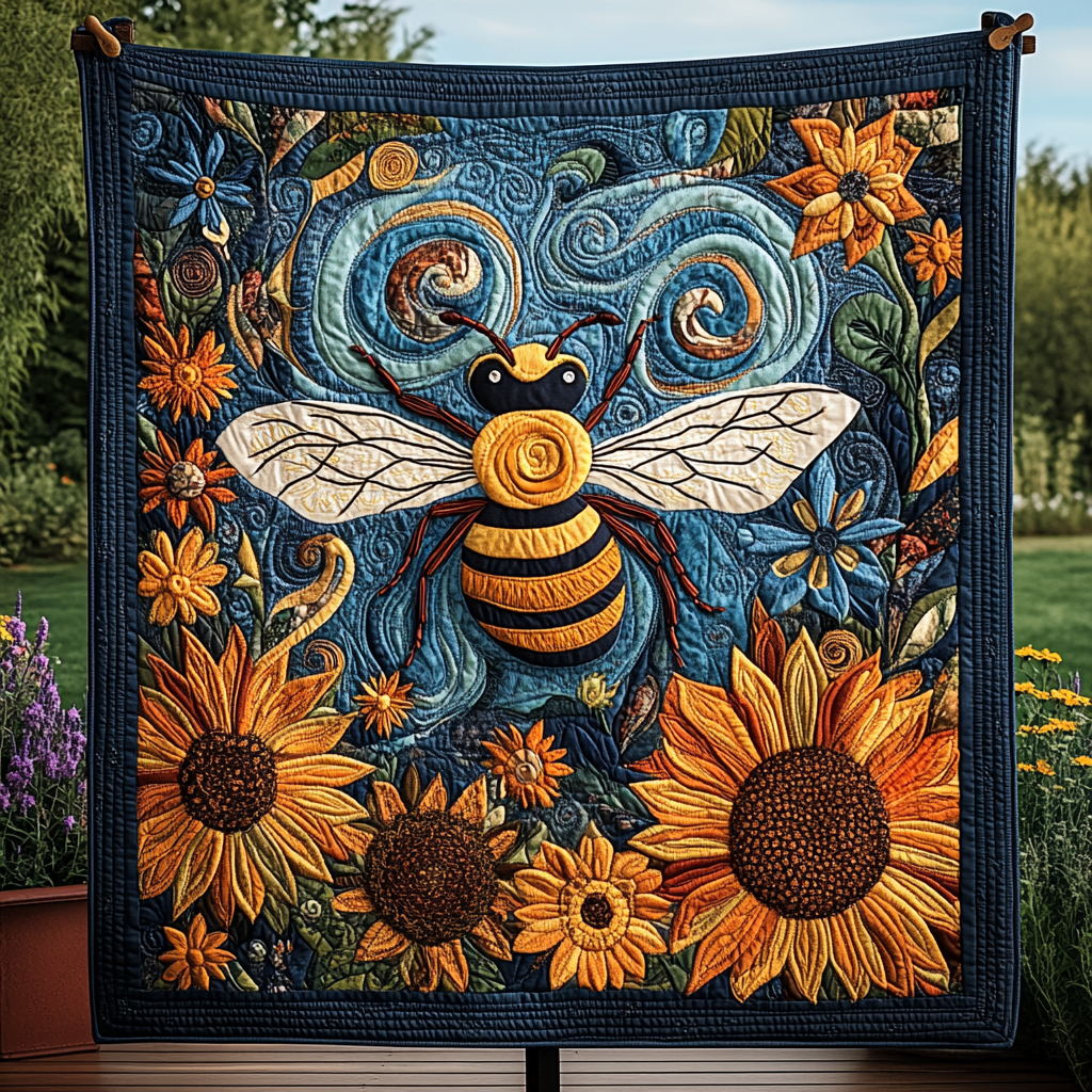 Golden Hive Quilted Blanket Bee Related Gifts Golden Hive Quilted Blanket Bee Related Gifts