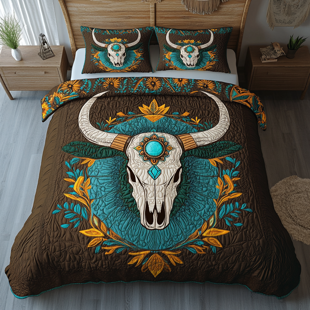 Golden Prairie Spirit Quilted Bedding Set Native American Themed Gifts Golden Prairie Spirit Quilted Bedding Set Native American Themed Gifts