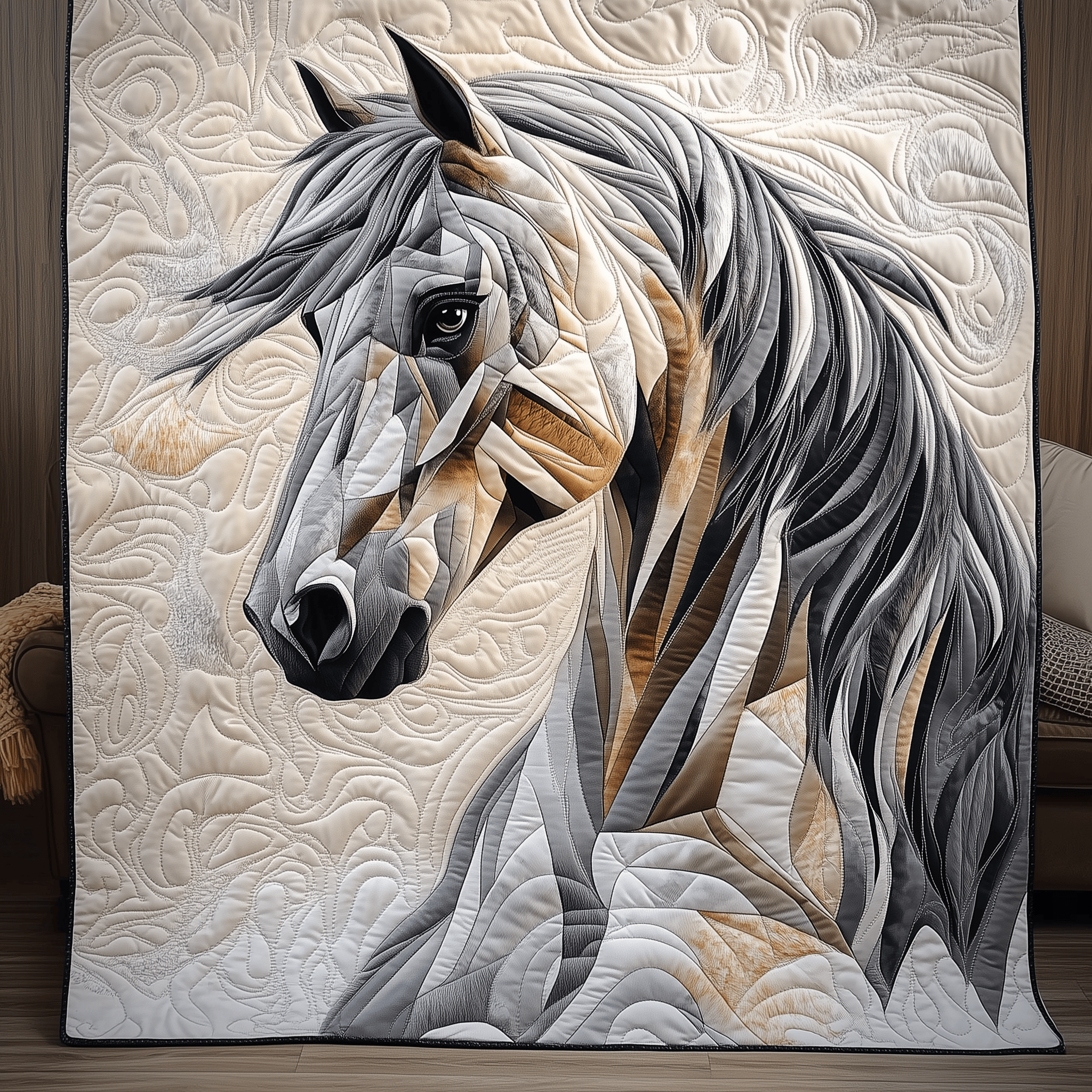 Grey Horse Quilted Blanket Celebrate Your Individuality with a Blanket That Speaks to You Grey Horse Quilted Blanket Celebrate Your Individuality with a Blanket That Speaks to You