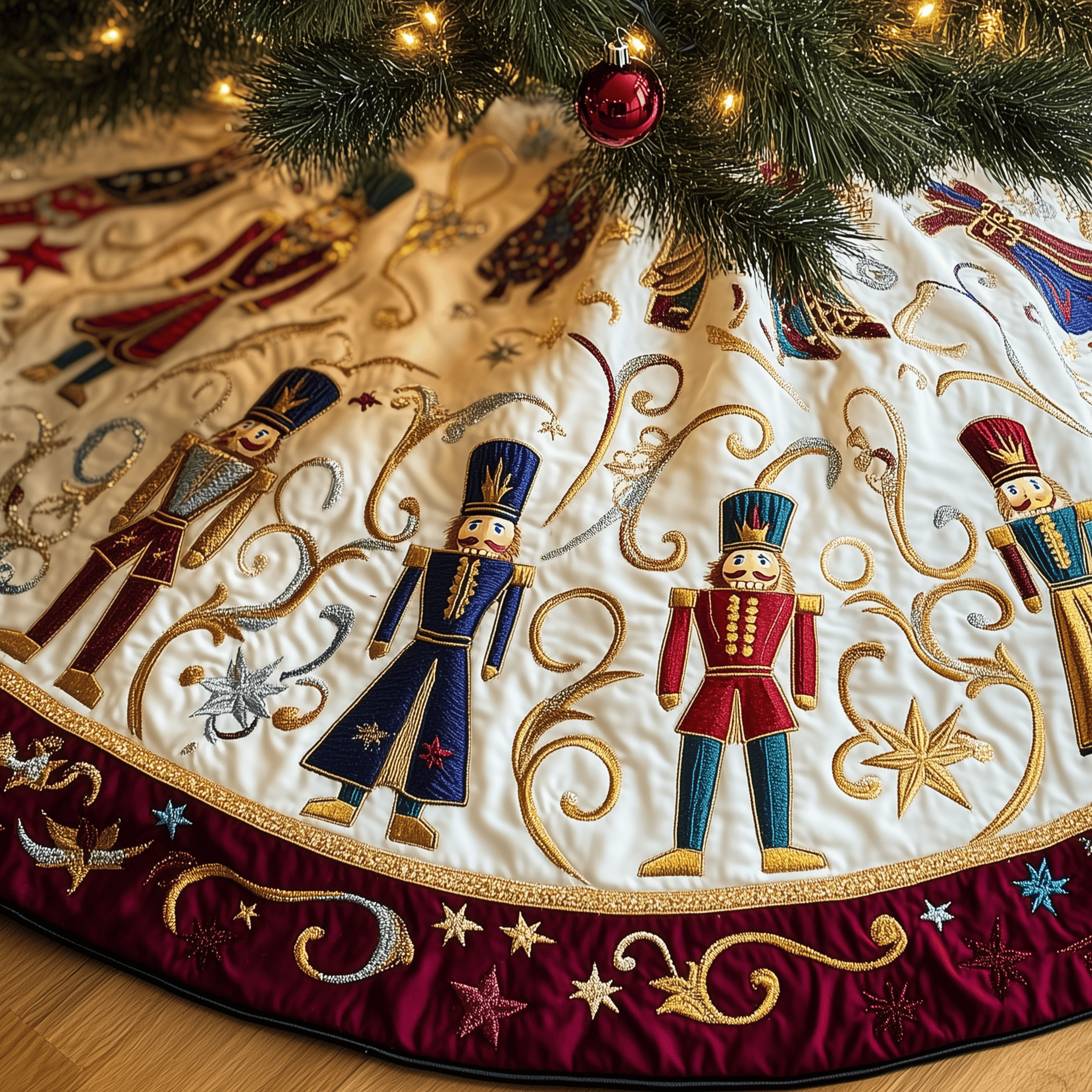 Grumpy Sleepy Nutcrackers Quilted Tree Skirt Celebrate Love and Style with a Thoughtful Tree Skirt Grumpy Sleepy Nutcrackers Quilted Tree Skirt Celebrate Love and Style with a Thoughtful Tree Skirt