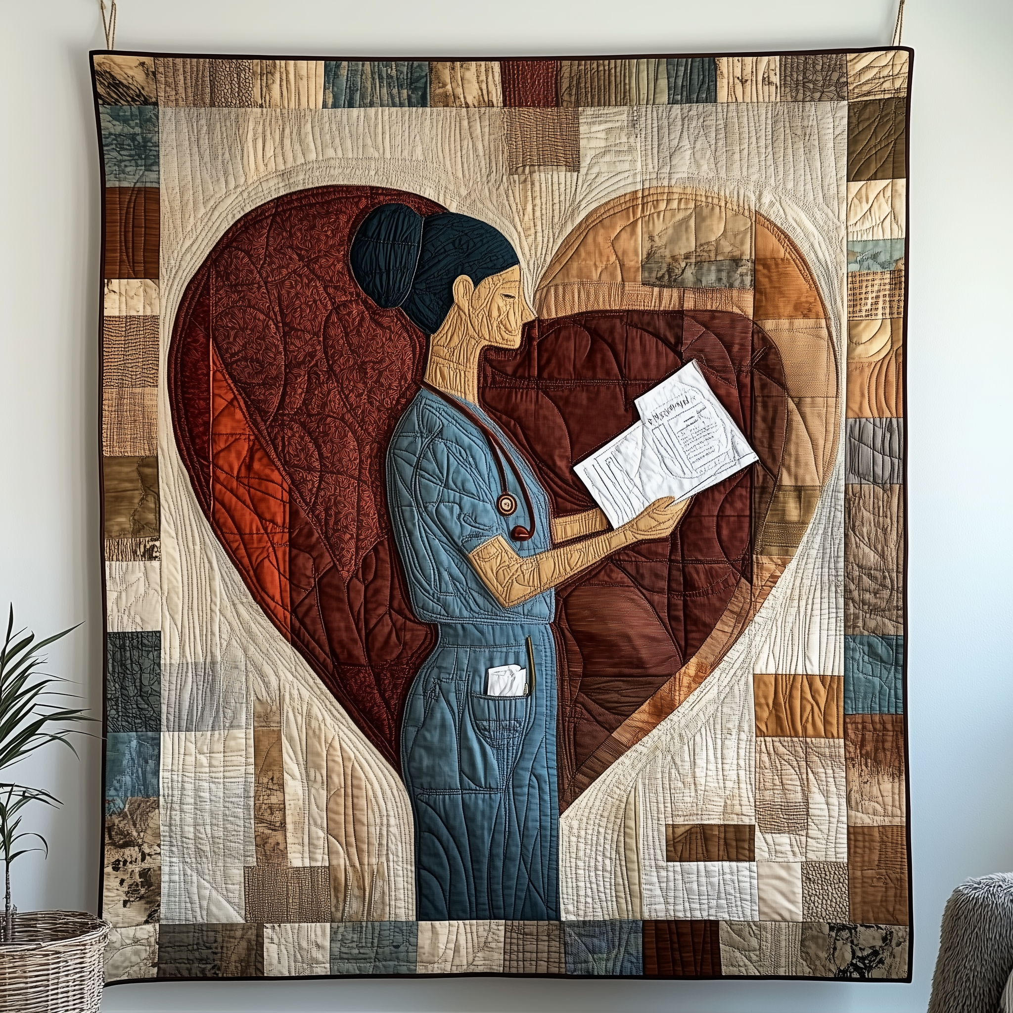 Guardian of Care Quilted Blanket Best Throw Blanket Best Nurse Gifts For Her Guardian of Care Quilted Blanket Best Throw Blanket Best Nurse Gifts For Her
