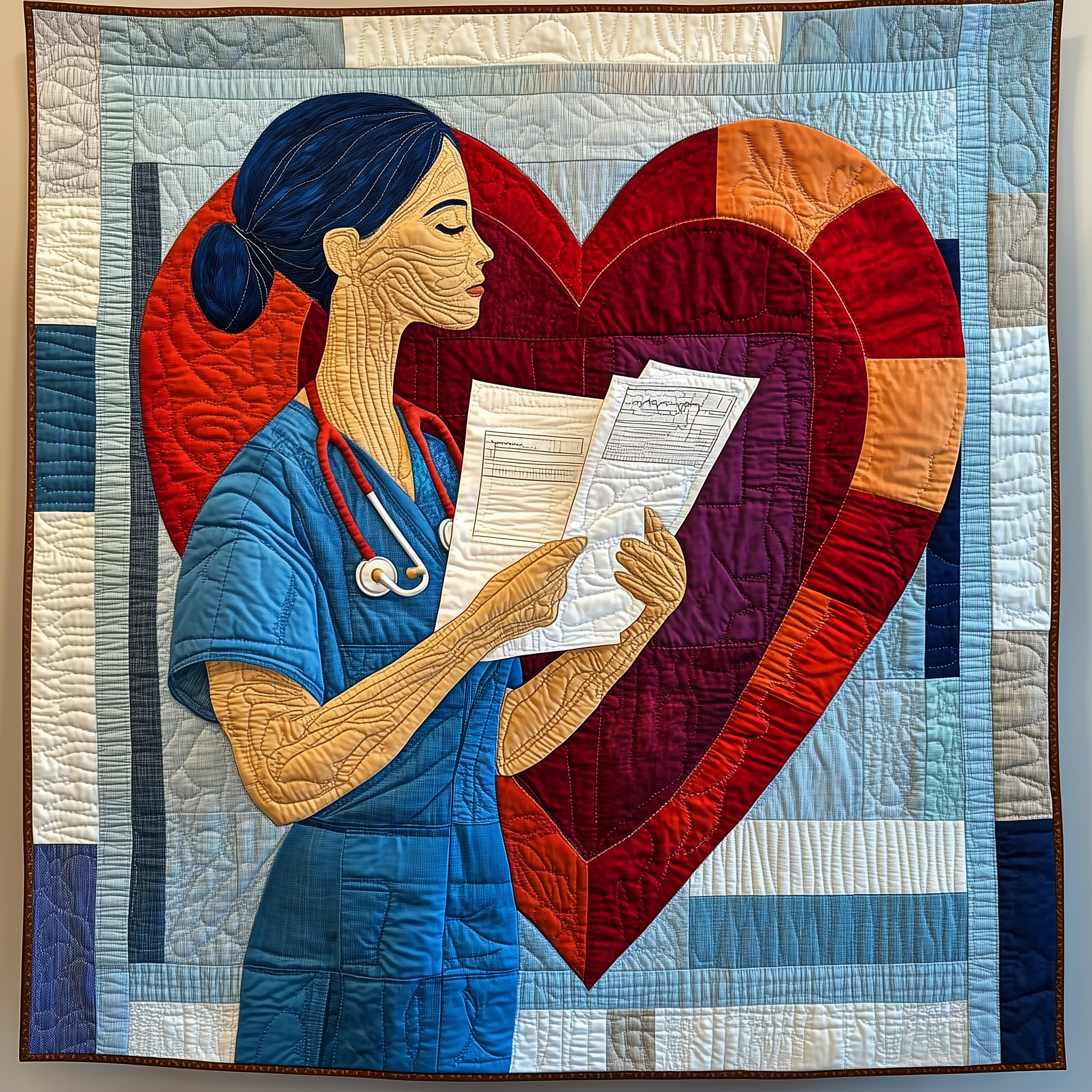 Guardian of Care Quilted Blanket Best Throw Blanket Nurse Gifts For Women Guardian of Care Quilted Blanket Best Throw Blanket Nurse Gifts For Women