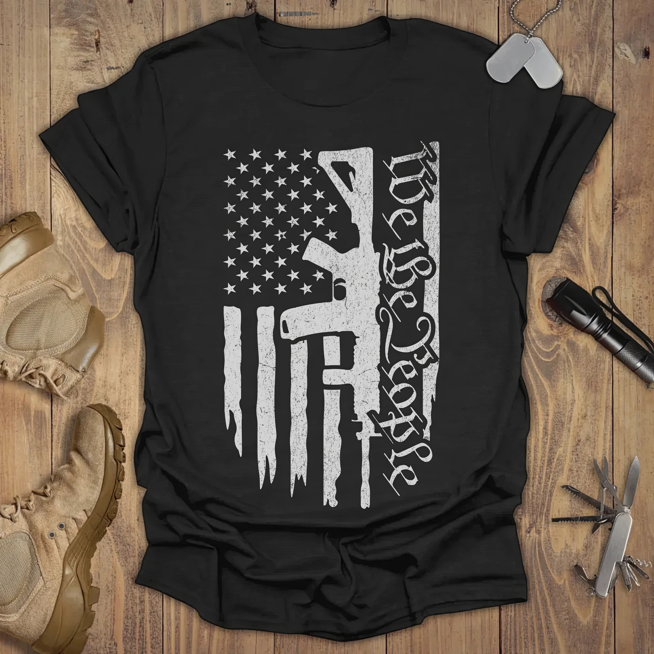 Gun We The People Flag T-Shirt 2nd Amendment Shirt Gifts For Patriots Gun We The People Flag T-Shirt 2nd Amendment Shirt Gifts For Patriots