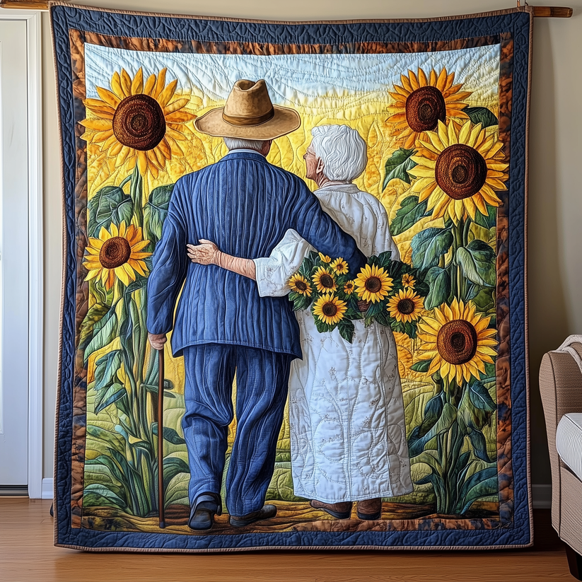 Holding Hand Til We Die Couple Quilted Blanket Feel the Luxury of a Blanket That Stands Out Holding Hand Til We Die Couple Quilted Blanket Feel the Luxury of a Blanket That Stands Out