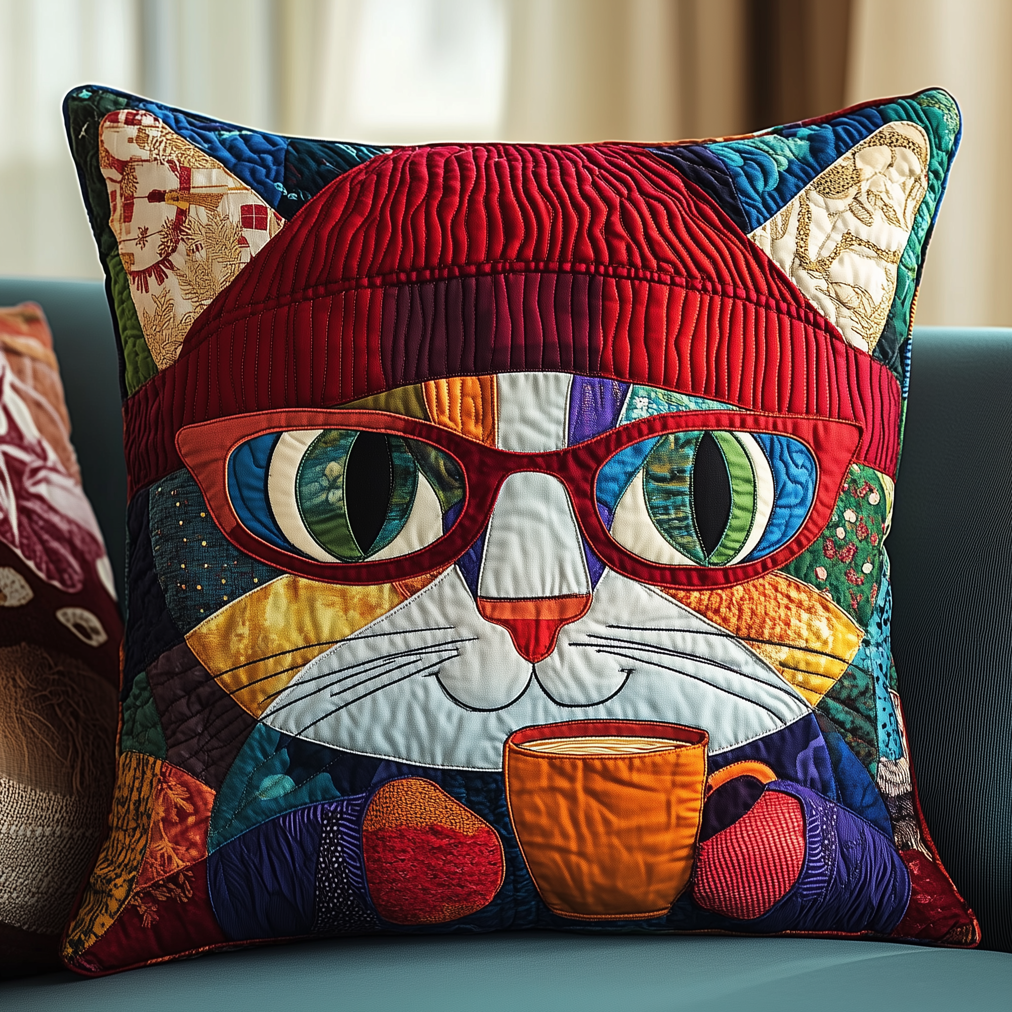 Holiday Cat Quilted Pillow Case Dream of Holidays with Pillow Cases That Spark Joy Holiday Cat Quilted Pillow Case Dream of Holidays with Pillow Cases That Spark Joy