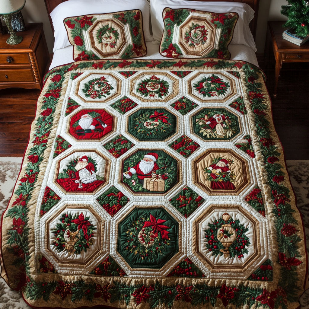 Holiday Harmony Quilted Bedding Set Food Gifts For Christmas Holiday Harmony Quilted Bedding Set Food Gifts For Christmas