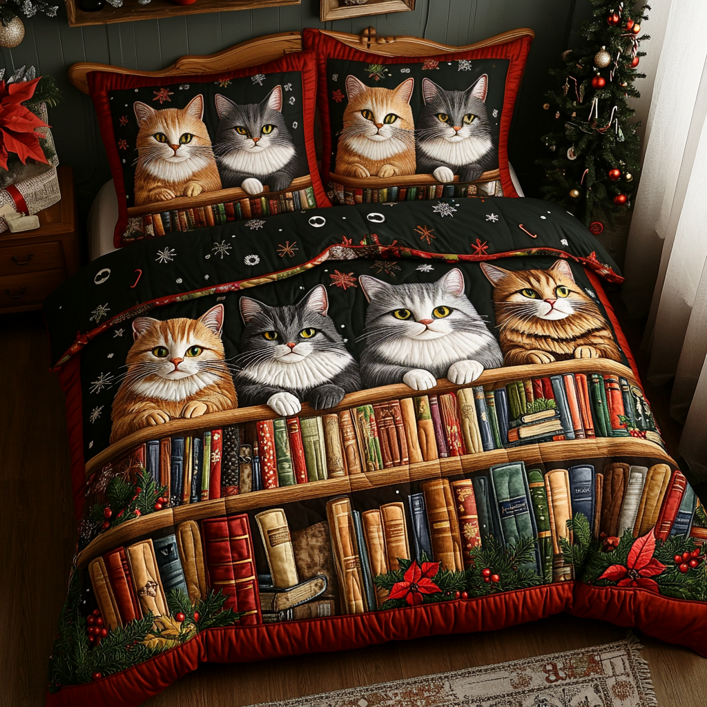 Holiday Hearth Quilted Bedding Set Best Gifts For Readers Holiday Hearth Quilted Bedding Set Best Gifts For Readers